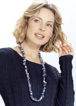 Halkette mit echt Sodalith 