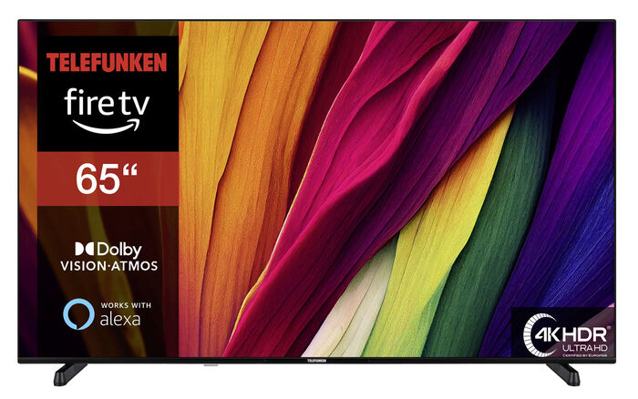 „Telefunken” LED-TV-65'' Amazon Fire TV in 4K-UH 