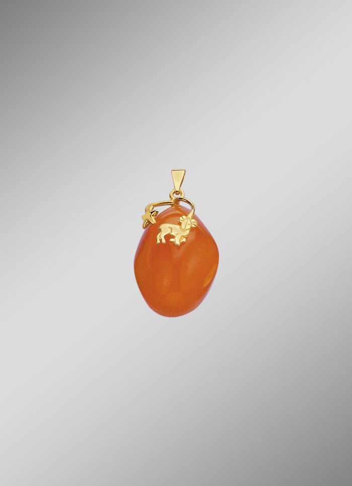 Sternzeichen-Anhänger mit echten Monats-Edelsteinen 