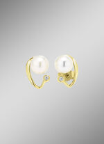 Klassische Eleganz: Ohrstecker mit Süßwasser-Zuchtperlen 