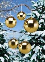 Witterungsbest&auml;ndiges und bruchsicheres Kugel-Set, 5-teilig 