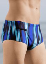 Schwab Badehose in h&ouml;herer Slipform mit Rei&szlig;verschlusstasche 