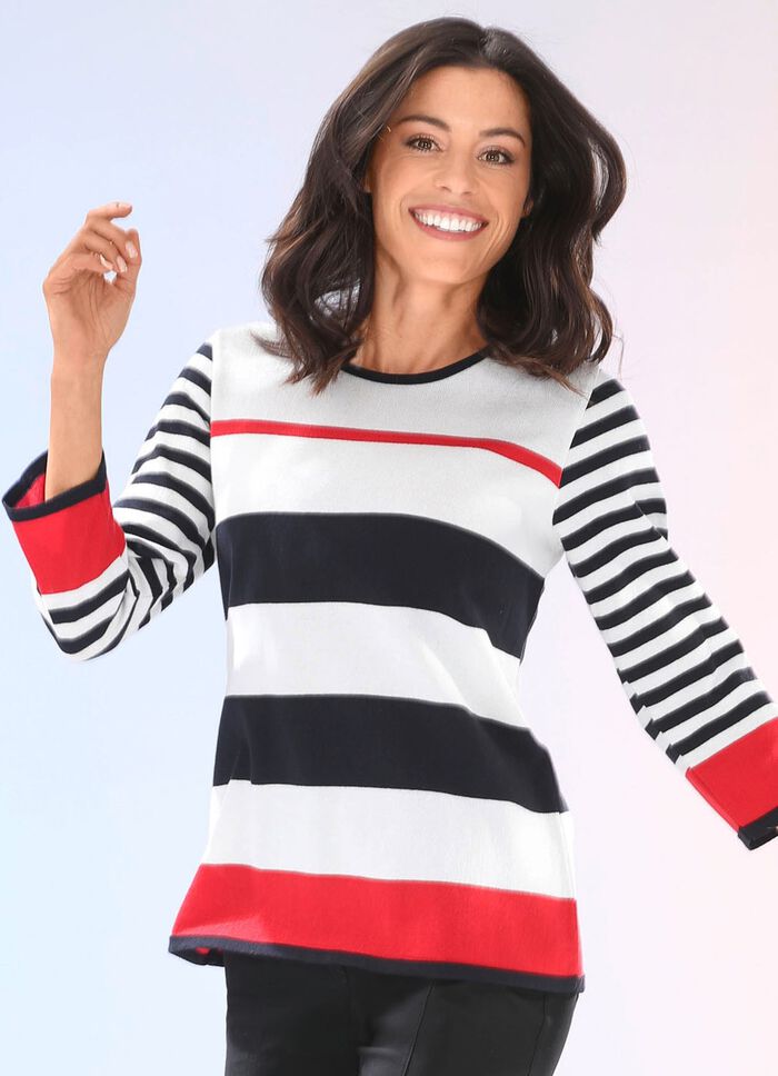 Pullover mit weichem Griff 