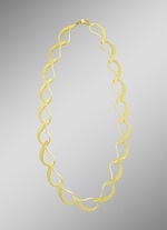 Vergoldete Halskette aus Silber  