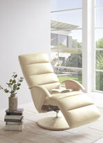 Relax-Sessel mit stabilem Metallrahmen CREME
