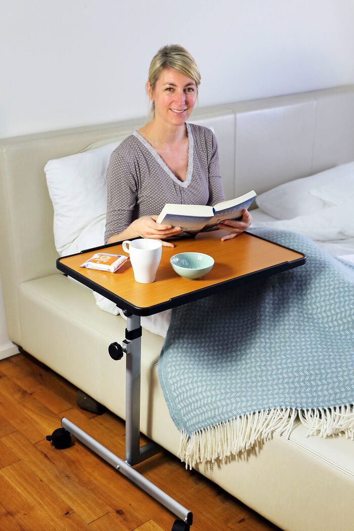 Höhenverstellbarer Komfort- und Betttisch BRAUN