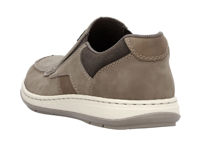 Slipper aus Nappaleder TABAKBRAUN-MOKKA