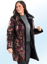 Kurzmantel mit au&szlig;ergew&ouml;hnlichem Bl&uuml;tendessin 