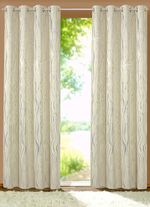 Verdunkelungsschal mit &Ouml;sen CREME