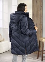 Funktions-Kurzmantel mit abnehmbarer Kapuze NAVY