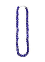 Schmuck-Set mit blauen Kristallen, 2-teilig 