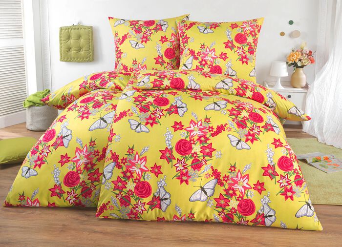 Microfaser Bettw&auml;sche-Garnitur aus dem Hause Grundr 