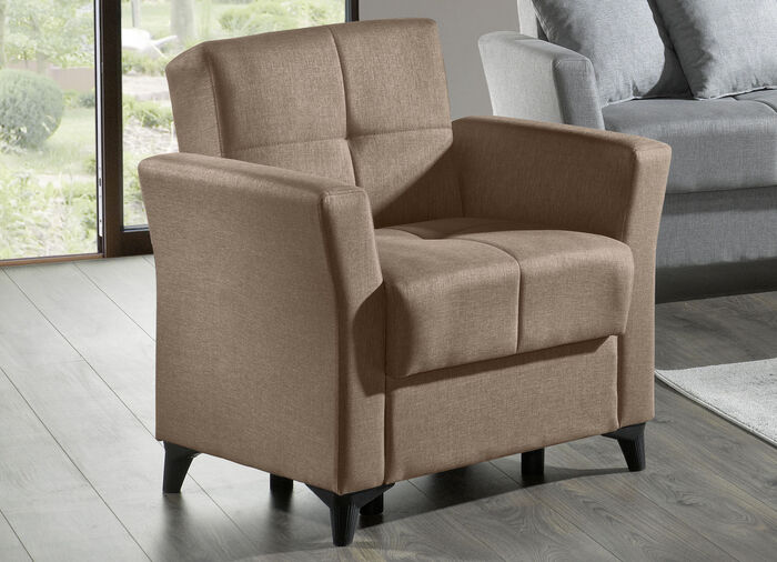 Gemütliche Polstermöbel mit Bettfunktion BEIGE