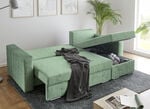 Polsterecke mit Bettfunktion GRÜN