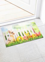 Fu&szlig;matte mit Osterhasen-Motiv 