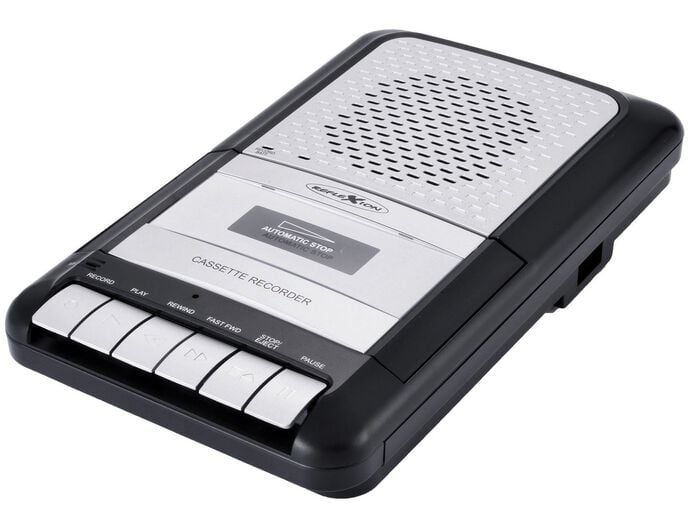 Tragbarer Kassettenrekorder 