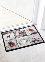 Fußmatte mit rutschemmender Rückseite BUNT