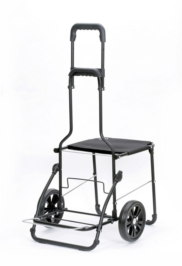 Andersen Einkaufsroller mit Sitzmöglichkeit GRAU