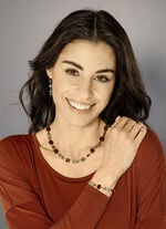 Halskette mit Bernstein und Türkis 