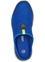 Sabot aus Textilmaterial mit Synthetikbes&auml;tzen 