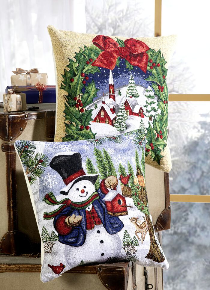 Kissenbezüge mit Reißverschluss, 2er-Set 