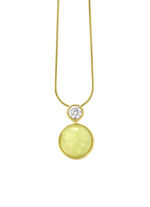 Grüne Pracht in edlem Design: Anhänger mit echt Aventurin 