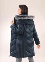 Funktions-Kurzmantel mit fester Kapuze 