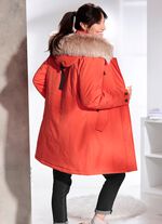 Kurzmantel mit größenverstellbarer Kapuze 