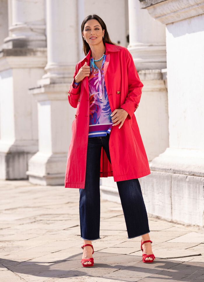 Trenchcoat mit Gürtel 