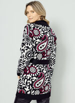 Strickjacke in Jacquard-Dessin 