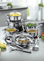 Kochtopf-Set, 15-teilig 
