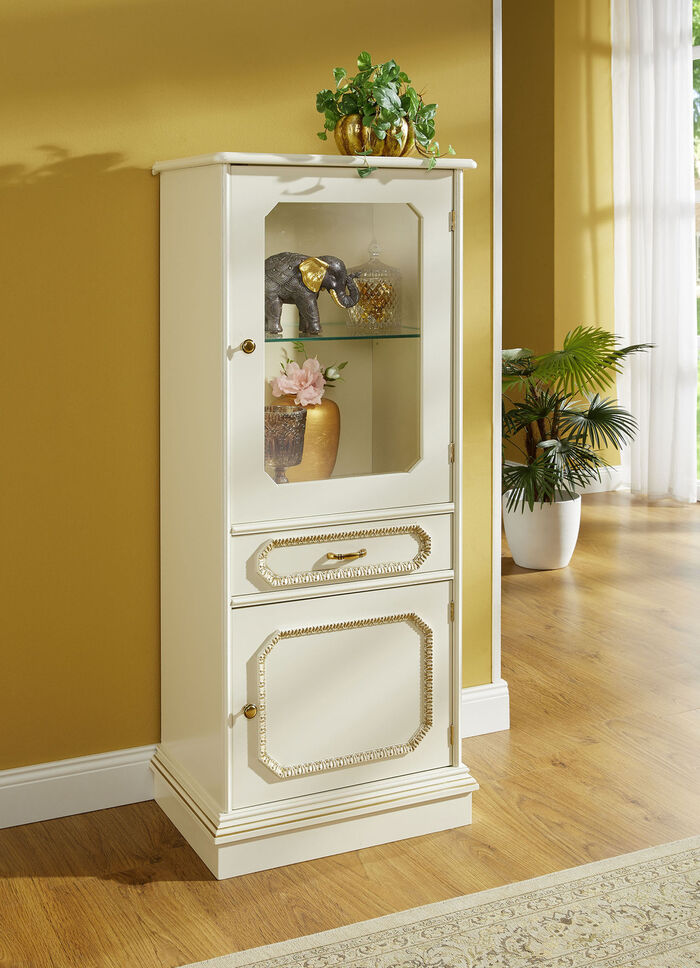 Hochwertige Möbelserie mit Echtholzfurnier CREME-GOLD