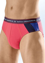 F&uuml;nferpack Slips mit farbigen Eins&auml;tzen 