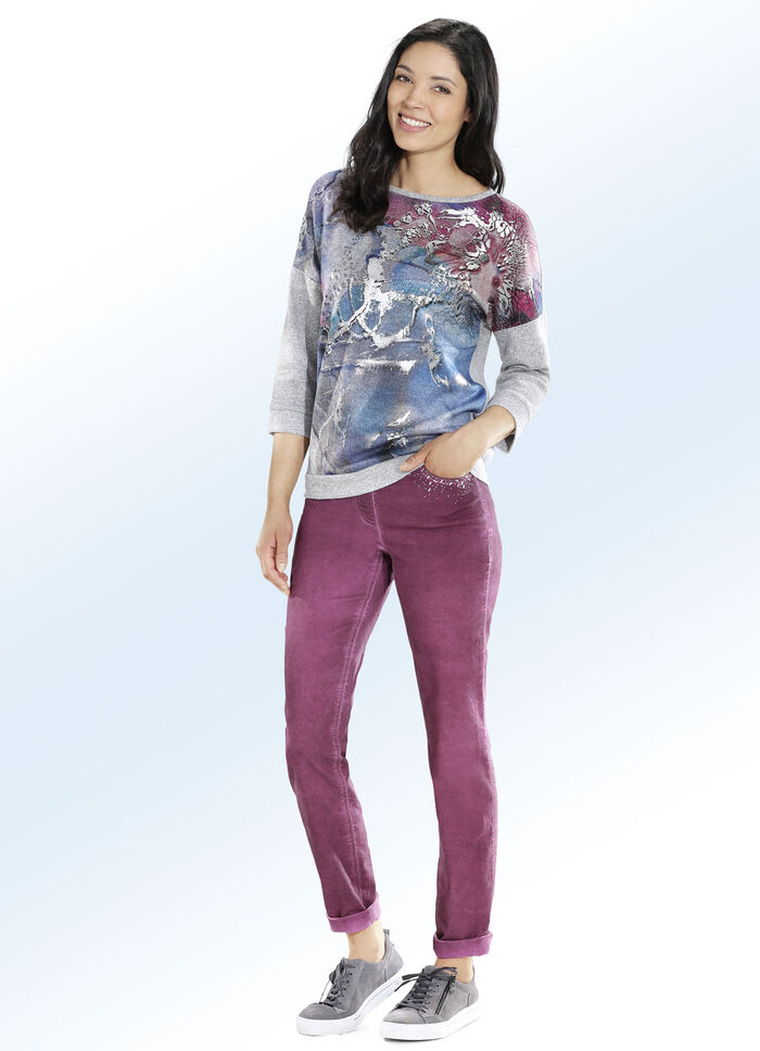 Jegging-Jeans in 8 Farben BEERE