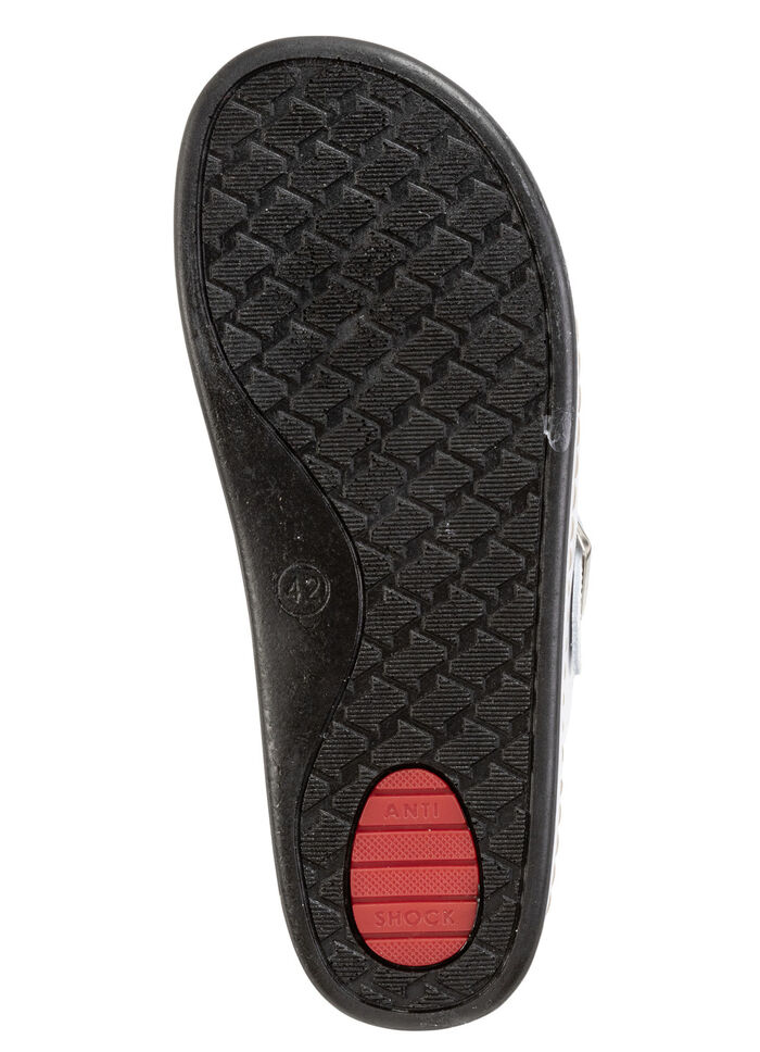 Pantolette aus Nappaleder mit luftiger Perforation WEISS