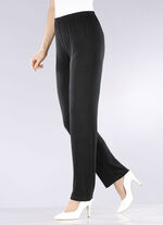 Hose mit edlem Glanz in Extra-Kurzgr&ouml;&szlig;en SCHWARZ