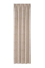 Blickdichter Verdunkelungsschal mit Kr&auml;uselband 