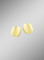 Satinierte Ohrstecker aus Gold 
