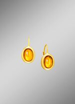 Zeitlose, elegante Ohrringe mit echt Bernstein 