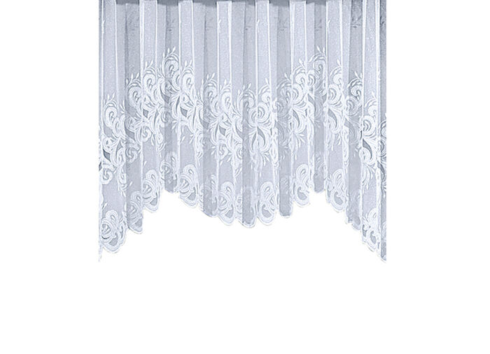 Formschöner M-Bogen Store mit Universalschienenband 