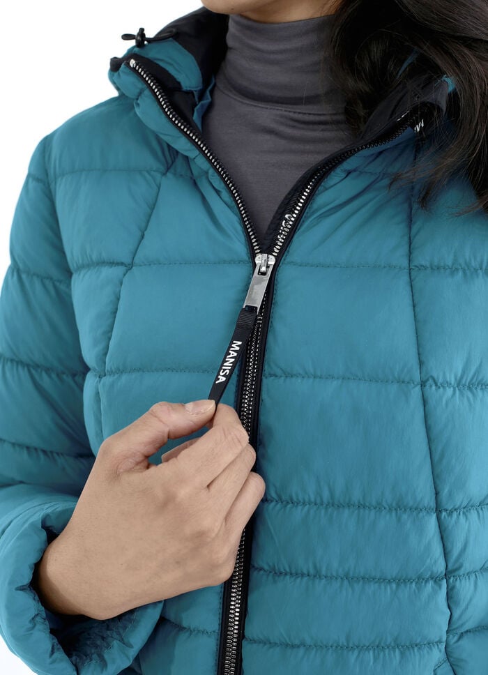 Funktionsjacke mit abnehmbarer Kapuze 