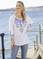 Tunika mit toller Stickerei 