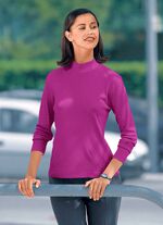 Shirt mit Stehkragen MAGENTA