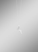 Delfin-Anhänger in Silber 