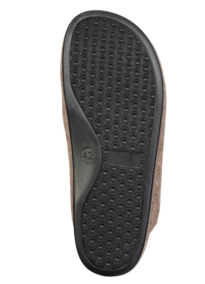 Komfortable, Herren-Hausschuhe, aus Wollfilz 