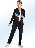 "Plantier"-Freizeitanzug mit Strickeins&auml;tzen 