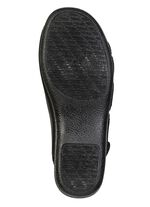 Bequeme Damen-Sandalen, Weite H, mit angenehmer Polsterung SCHWARZ