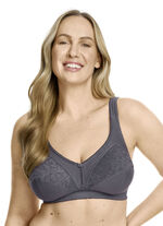 Zweierpack BH mit Spitzeneins&auml;tzen 1X GRAFIT, 1X PUDER