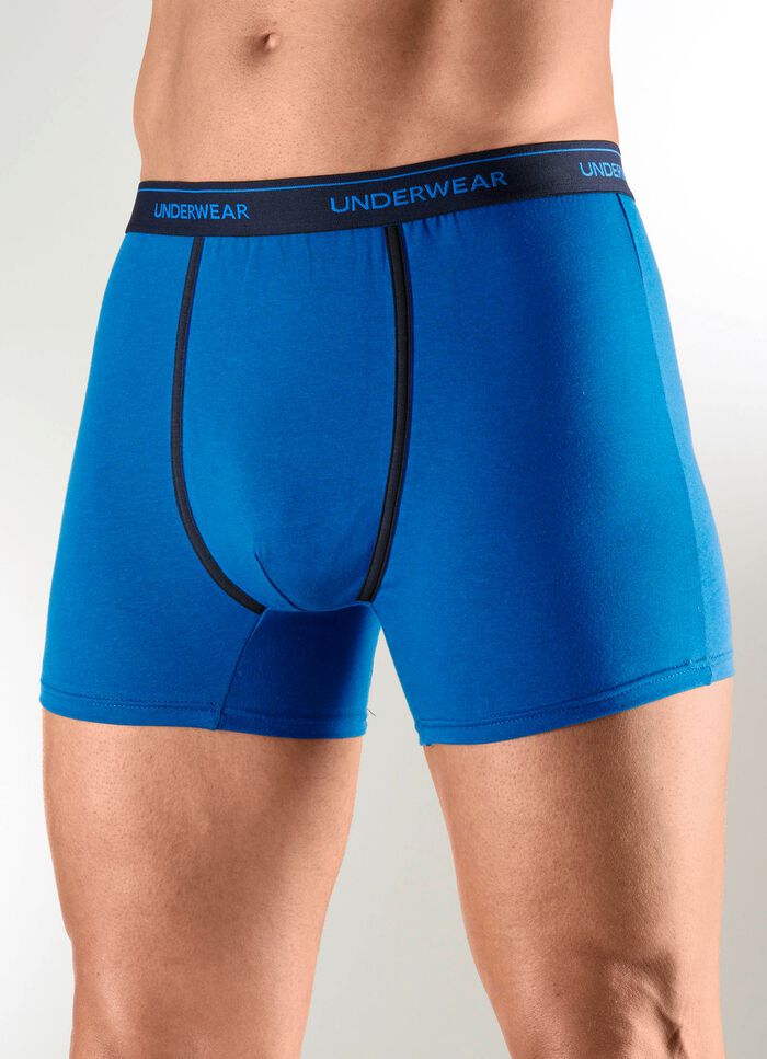 Viererpack Pants mit Kontrastpaspeln 