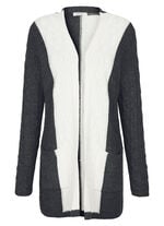 Strickjacke in Strukturmix 